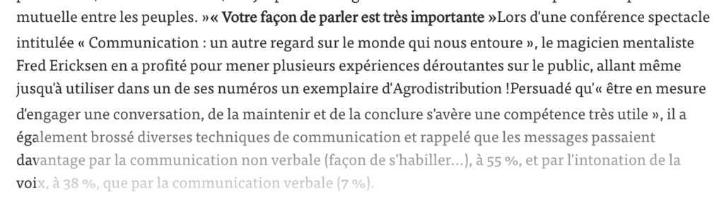 conference mentaliste au negoce centre est hippodrome vichy - - Communication et Mentalisme: Une Alliance Captivante - L’Art de communiquer comme un mentaliste conference mentaliste au negoce centre est hippodrome vichy